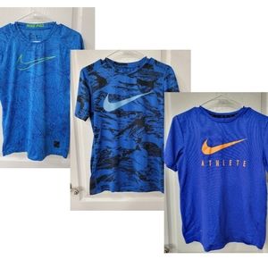 Lot of 3 Nike Boys drifit tshirts